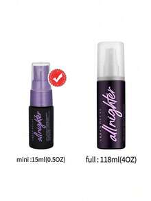 Urban Decay Travel Size All Nighter Waterproof Setting Spray, 15ml/0.5oz. Long-Lasting Waterproof Setting Spray For Vibrant, Smudge-Proof Makeup. - Clear - View 5