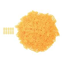 LOYALHEARTDY 200ft Plastic Barrier Chain Yellow Plastic Chain Links Weatherproof Safety Link Crowd Control Barriers Garden Fence Decoration - Yellow - View 9