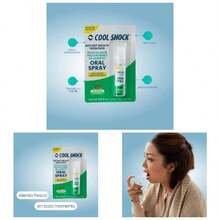Cool Shock refrescante spray de aliento con sabor a hierbabuena 8.5ml larga frescura sin azcar caja con 6 pzs - inicial - Ver 1