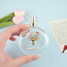 1 pieza Botellas de perfume personalizadas con diseños de logotipos de boda personalizados, botellas de perfume recargables de 50ml, regalos para damas de honor, regalos de boda - 50ml - Ver 4