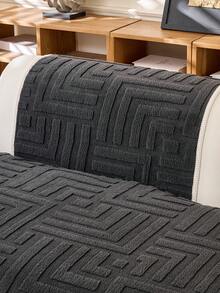 1pc Thick Plush Sofa Cushion Cover, Modern Simple Anti-Slip Warm Sofa Seat Pad, Dust-Proof Washable Sofa Slipcover, Soft & Fade-Resistant, Pet-Friendly, Fits L-Shaped Sofa And 1/2/3/4 Seater Sofa, Suitable For Bedroom, Office, Living Room