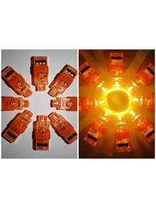 5/10/20/40 piezas Luces de dedo LED, Linternas mini a pilas, Linternas de dedo LED de múltiples colores, Adecuadas para regalos de cumpleaños, bares, fiestas, Pascua, Halloween, Navidad y Año Nuevo, Accesorios de fiesta de luz nocturna (con pilas) - Unitalla - Ver 36