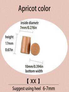 10pcs High Heel Protector Covers, Anti-Slip Noise Reduction Heel Caps