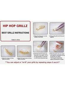 1pc Fashion Tooth Jewelry, Hollow Star Striped Zirconia Combination, Single Arc Hollow Unique Hiphop Tooth Decoration, Suitable For Party, Everyday, Gift, Stage Props