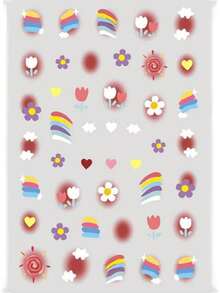 #8-10#-12# 渐变色貂皮亚克力指甲刷 奢华貂皮毛美甲沙龙家用指甲刷 - 紫色 - 查看 6