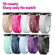 10 Pack Band Compatible With Samsung Galaxy Watch 7 6 5 4 FE Band 40mm 44mm,Galaxy Watch 5 Pro 45mm/6 4 Classic 42mm 46mm 43mm 47mm/Active 2, 20mm Soft Silicone Sport Strap Women Men, Small