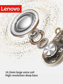 Lenovo 2025 New Open-Ear Wireless Headphones, Smart Call Noise Cancelling, Long Battery Life, Digital Power Display, Comfortable Fit For Outdoor Sports - Classic Black - View 11