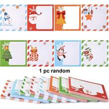 Christmas Sticky Notes, Cute Sticky Notes 3x3 Inch, 1/8 Pads Xmas Self-Stick Notes For Holiday, School Office Supplies Easy Post 30 Sheet/Pad, Christmas Gifts - Multicolor - View 10