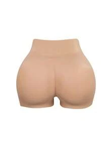 Silicone Padded Butt Lift Shorts, Thickened Shaping Pants For Enhancing Hips And Buttocks, European And American Style