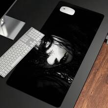 1 件动漫女孩游戏鼠标垫适用于桌面，黑色鼠标垫 XL 酷炫鼠标垫动漫，加长大鼠标垫延长大号简约背景鼠标垫 - 黑色 - 查看 9