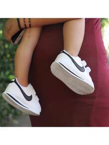 Nike CORTEZ嬰童魔鬼氈阿甘鞋兒童鞋男童女童寶寶小白鞋輕便休閒運動鞋 - 白色 - 查看 4