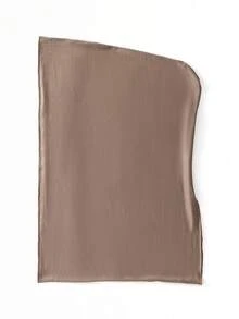 1pc Women's Basic Solid Color Headscarf Hijab, Versatile Styling, Elastic Headband Made Of Soft Comfortable Modal Fabric, Suitable For Daily Wear, Sports, Yoga