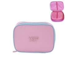 Kit Mochila Feminina Juvenil Acompanha Gatinho Fofa Escolar Juvenil Com Estojo material escolar material escola papelaria - Verde - Visão 3