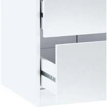 Habitdesign Comoda 5 Cajones, 110x60x40 (AltoxAnchoxFondo-en cm), Sinfonier Color Blanco Artik, Modelo Alaya