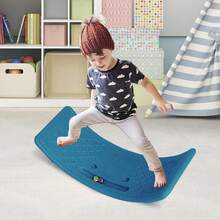 Wide Sensory And Multifunctional Rocking Board For Children - 藍色 - 查看 1