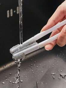 1 pieza Juego de regalo de cepillo de limpieza de ranuras de ventana multifuncional, incluye 6 cabezales de cepillo, limpiador de rejillas de aire acondicionado de automóvil, limpiador de persianas, plumero, cepillo de limpieza como regalo, herramienta de limpieza de pantallas y ventanas, utensilio de cocina reutilizable - Excelente para limpiar vidrio, pajitas de silicona y metal, cepillo largo y estrecho, herramienta de limpieza esencial para el hogar