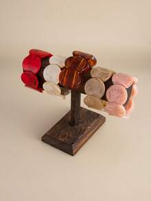 1pc Bohemian Vintage Exaggerated Geometric Disc Elastic Cuff Bracelet, Luxurious, Suitable For Vacation, Party, Casual, Street Style, Wedding, Anniversary, Unisex Charm Jewelry Gift