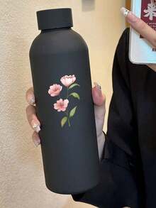 Personalized Insulated Water Bottle, Customizable Name Stainless Steel Insulated Water Bottle, Sports Water Jug, Suitable For School, Travel, Office, Gym, Simple Style, Multi-Functional, Ornamental, Reusable, Exquisite, High-Quality, Adorable, Modern, Custom,Office Decor