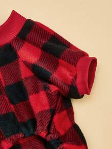 Autumn/Winter New Black & Red Plaid Dog Clothes, Suitable For Teddy, Pomeranian, Bichon Frise, Small Dogs, Pet Apparel,Christmas,Christmas Decorations