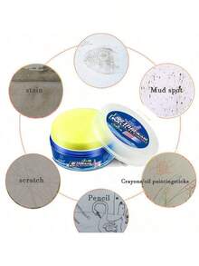 Pâte de nettoyage de décontamination murale. Pâte de nettoyage pour taches murales, graffitis et rénovation ménagère. Idéal pour offrir à la famille et aux amis comme cadeau de vacances. (Les modèles neufs et anciens sont envoyés de manière aléatoire)