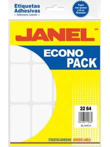 Etiquetas Janel EconoPack No. 13 - Blanco - Ver 1