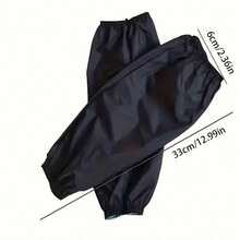 1 Pair Engraved Extra Long Waterproof Sleeves, Wider & Longer Sleeves For Household, Work, Life, Anti-Oil, Anti-Stain, Student Use