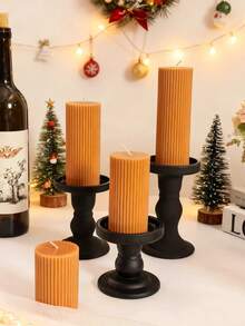 Vela aromática cilíndrica de color vino tinto, juego de velas decorativas, centro de mesa con velas, regalo para la mejor amiga, regalo para mujer, regalo de invierno, velas para decoración del hogar, vela navideña
