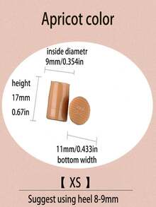 10pcs High Heel Protector Covers, Anti-Slip Noise Reduction Heel Caps