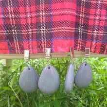 Home Set Of 4 Grey Stone Tablecloth Weights Clips Handicraft Grey Stone Tablecloth Clamps Pack Of 4{"Color_name":"GreyStone"} - 多色6 - 查看 5
