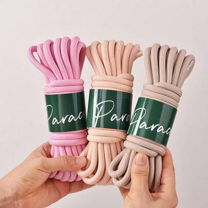 8mm Polyester Braided Paracord - Multi-Color Craft Rope, Suitable For Pet Leashes, DIY Bags, Keychains And Outdoor Projects - Durable, Smooth Texture, Vibrant Mixed Colors, Craft Supplies, Keychain Making, Decorative Rope