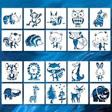 Lumbor37 Plantillas de Dibujo, 20P Plantillas de Dibujo para Scrapbook, Plantilla para Pintar, Suelos, Paredes y Azulejos (15 x 15) - 1 - Ver 7