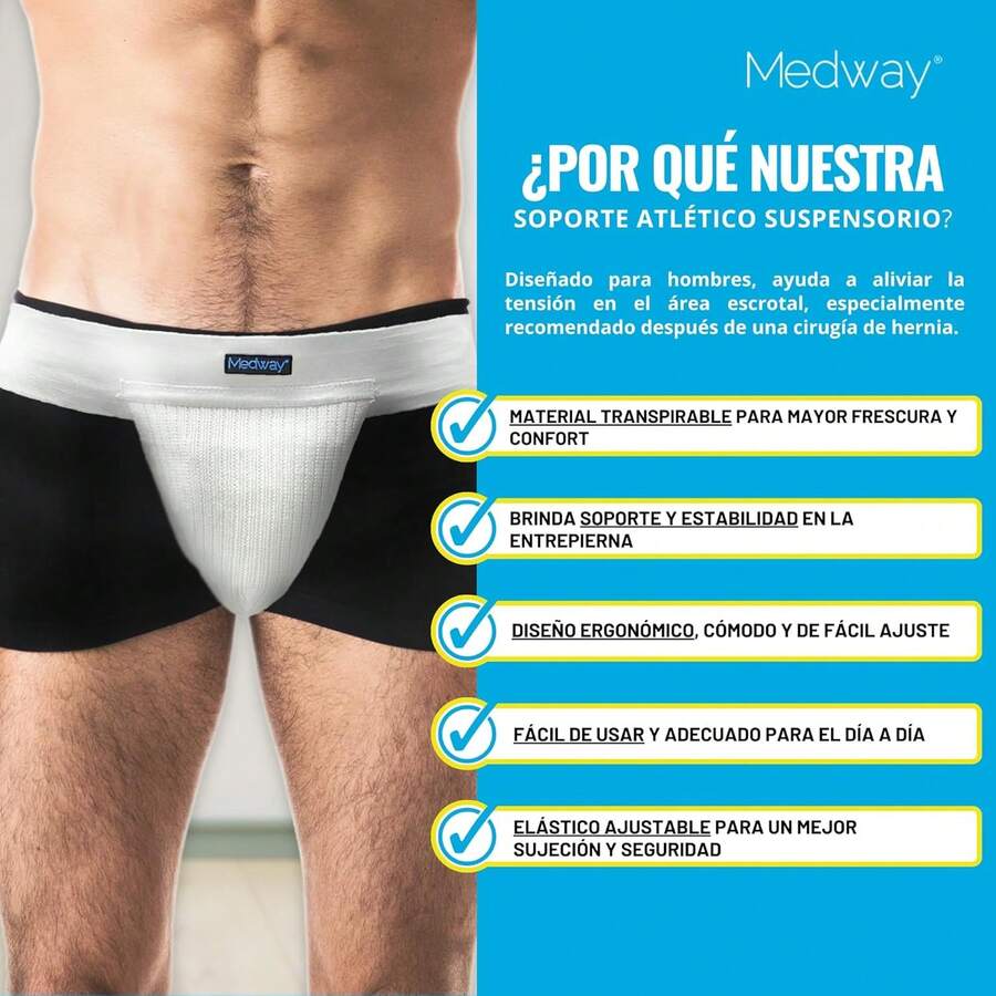 MEDWAY | Soporte Atlético Suspensorio - M - Ver 1