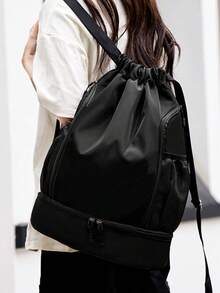 SEYATULLH Simple Gym Sack, Adjustable Drawstring Backpack, Lightweight And Spacious - Multicolor - View 2