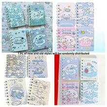 4 Pcs/2 Pcs Sanrio Hello Kitty, Cinnamon Dog, Kuromi, And Girly Heart A5/A7 Spiral Notebooks. High-Value Series Notebooks, Cute Exercise Books. Student Stationery - Thick, Cute Cartoon-Themed Daily Manual.