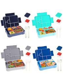 Cutie Bento de mare valoare, sigilată cu 1 compartiment, cutie de prânz portabilă pentru microunde, cutie simplă pentru fructe în culoare solidă, esențială pentru copii, studenți, lucrători la birou, reutilizabilă pentru picnic în camping în aer liber