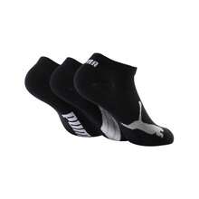 Puma 3 Pasang Kaos Kaki Pendek Musim Panas Unisex, Kaos Kaki Olahraga, Kaos Kaki Anak 90789502 - Hitam - View 2