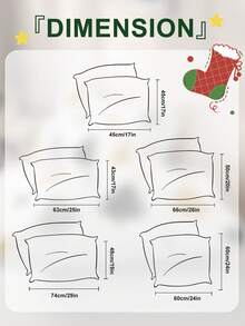 1/2 piezas Fundas de almohada impresas con motivos navideños sin relleno, fundas de almohada de tela suave, opciones de patrones de árbol de Navidad de dibujos animados, suaves y transpirables, amigables con la piel y cómodas, textil para el hogar acogedor, adecuado para ropa de cama del hogar y dormitorio escolar, funda de cojín para sofá, decoración navideña, decoración de habitación, regalo de Navidad, Oeko-Tex