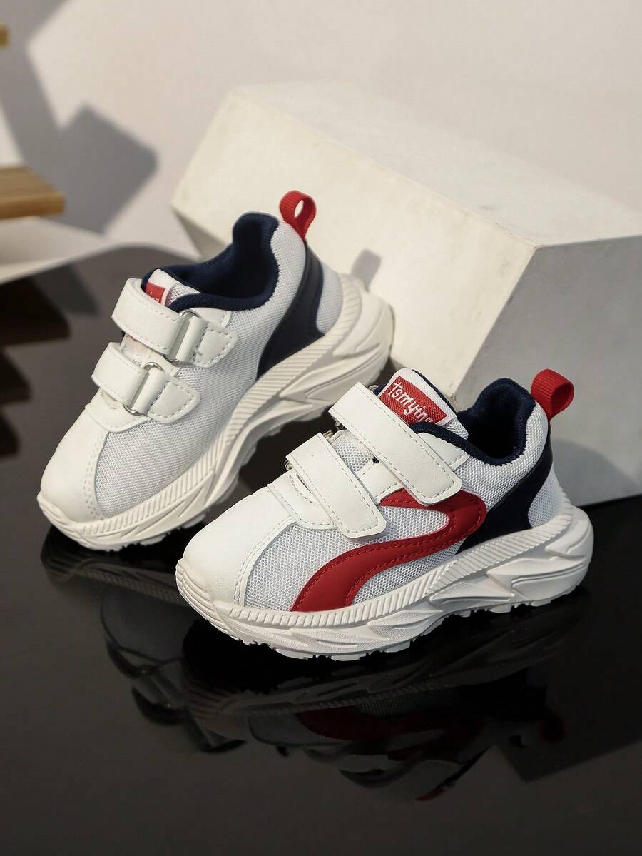 1-7 Years Old Unisex Baby Soft Comfortable Sports Shoes, Toddler Anti-Slip Durable Casual Sneakers For Boys & Girls, Breathable Mesh Patchwork Outdoor Running Shoes, Autumn/Winter