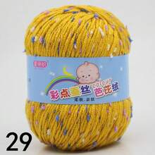 1 Roll Color Dot Knitted Ball Hand Knitted For Crocheting And Knitting Sweater Hat Scarf Milk, Diy Knitting Sweater Scarf Coat Hat, Scarf, Shawl, Coat, Or Bag Decoration, Spotted Yarn Fleck Crochet Fiber Yarn Soft Baby Yarn For Crocheting