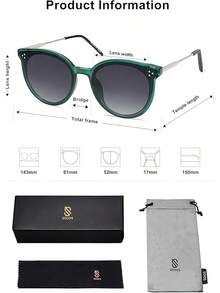 Lentes De Sol Mujer Hombre Marco Redondo - Verde/Gris - Ver 5