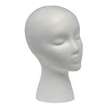 1/2/3 Pcs Foam Wig Head, With Female Face For Multipurpose Wigs Display Stand, Model, Mask, Hat Display Stand, Art Work Painting - 1pcs - 查看 11