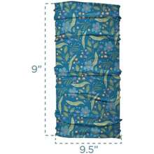 Karma Gifts - Diadema ancha, teñido anudado arcoíris(Azul Floral) - Tipo 12 - Ver 7