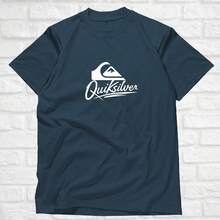Quiksilver Basic Casual T-Shirt - Navy Blue - View 2