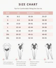 FeelinGirl Summer Women Short Sleeve Bodysuit V Neck Tummy Control Shapewear Seamless Thong Body Suits Tops - màu nâu - Xem 6