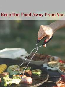 2pcs/1pcStainless Steel Tongs For Cooking Suit, Grilling, Baking, BBQ Utensils,Food Flipping Tools,Heat-Resistant,Non-Slip Grip,Heavy-Duty Kitchen Accessories, Dishwasher , Grill Tongs For Indoor/Outdoor Cooking,Single-Piece Design Kitchen Clips With Long Handles And Comfortable Grips, Suitable For Charcoal Cooking, Barbecue, Grilling, Toasting, Steak, Bread, Salad, Vegetables And Fruits, Flipping And Grabbing Food, Easy To Clean