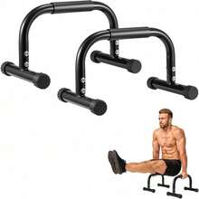 Supernic Push Up Bars, 10in Parallel Bars, In High For Handstands, Full Planche & Dips Calisthenics Equipment - Variant - View 1