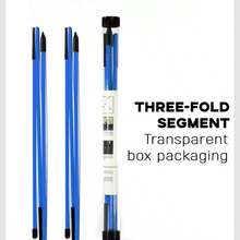 1 套/2 件高尔夫校准棒，48 英寸可折叠校准棒高尔夫训练辅助器，用于瞄准、推杆、姿势矫正，高尔夫练习棒，带透明管盒