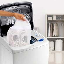 Waschbare & wiederverwendbare Schuh-Trocknungstasche, Kleidung & Sneakers Reinigungsaufbewahrungstasche