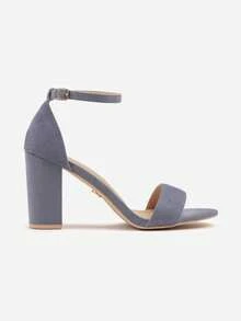 Elegant Women's Heeled Sandals - Perfect For Party & Wedding - Summer Vibe - Blue - View 3