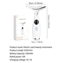 320mAh Elektrisches Gesichts- und Nacken-Massagegerät, Mikrostrom-Gesichtslifting-Maschine, Vibrationsmassage für den Heimgebrauch